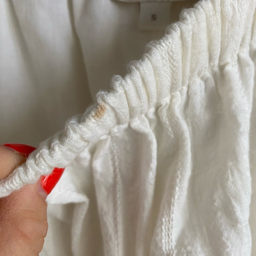 Cleobella White Off-Shoulder Mini Dress - Picture 12 of 13